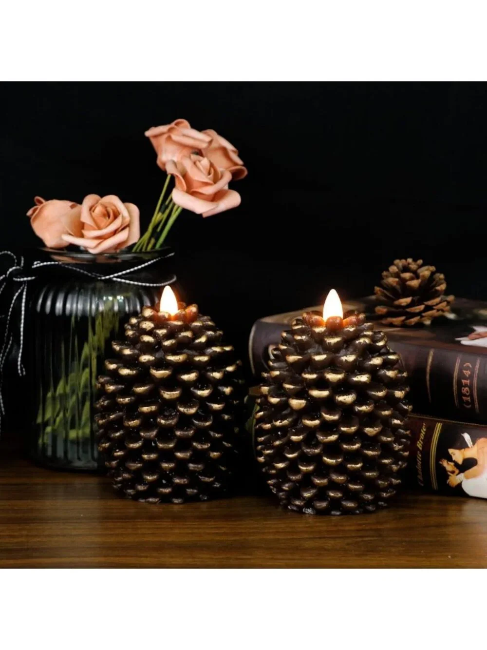 Battery Operated Flameless Candles with 6-Hour Timer - Safe & Elegant Decor